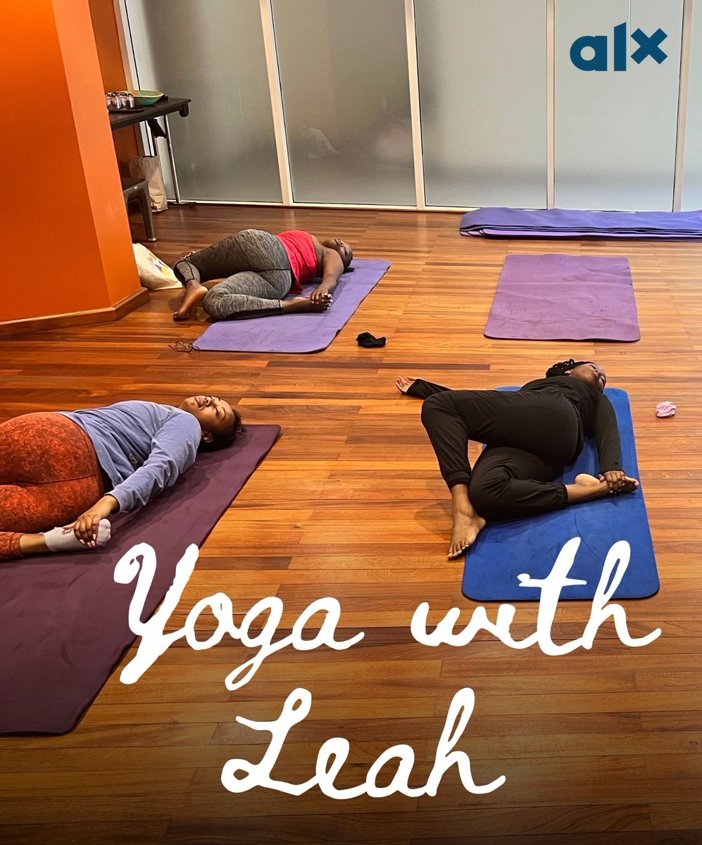 Did you Know, workplace wellness programs have been recorded to promote a culture of well-being, which is why we're proud of <a href="/YogaXafrica/">Yogaexperiencesafrica</a> the wellness warrior of ALG! We're grateful for her dedication to promoting employee well-being at ALX and The ROOM . #mindfulthursdays #ALG