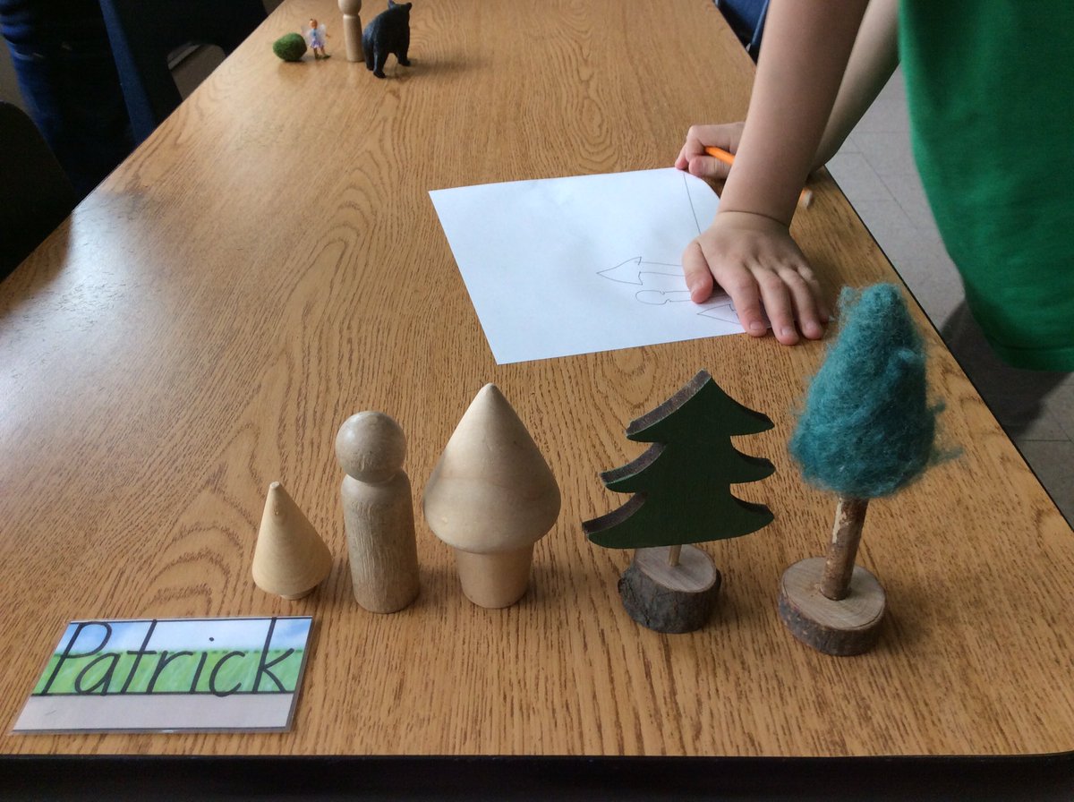 After reading “I’m the Biggest Thing in the Ocean” we found 5 objects and ordered them from shortest to tallest.