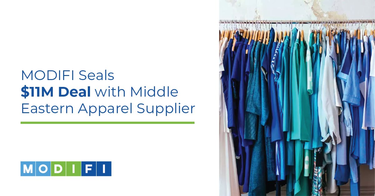 🗞️ We're excited to share that we've closed an $11,000,000 facility with a Middle Eastern textile exporter. 
Read more about this deal 👉 bit.ly/3zzrN1n

 #b2bpayments #internationaltrade #fintech #digitaltrade #MiddleEastTrade #UAEtrade