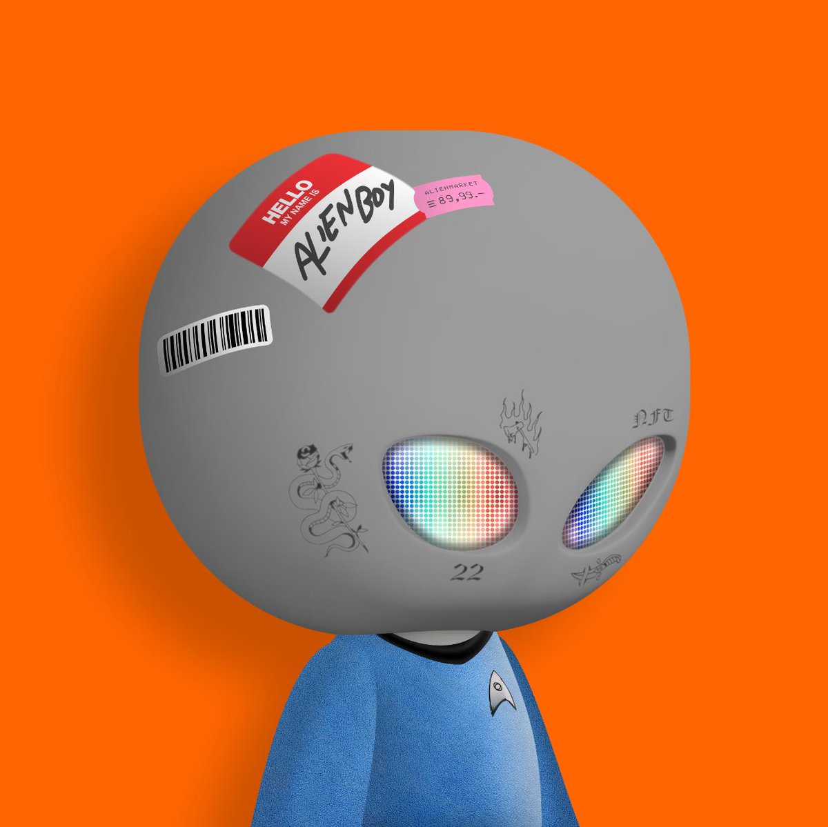 The invasion is here...
The Alien Boy Invasion