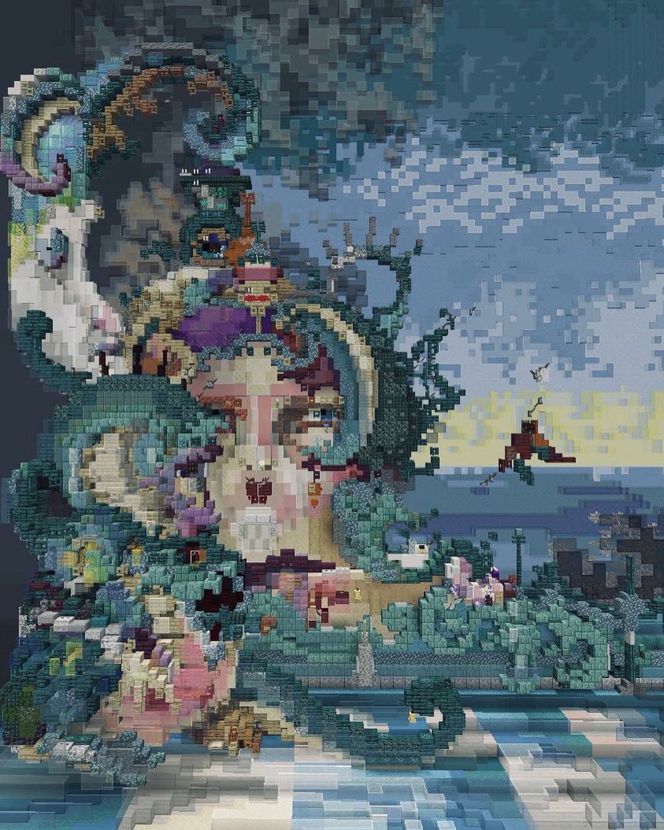 Recreation of my favorite Art piece “True Feelings” by Daniel Merriam 

- my new insta > instagram.com/p/CqsVMN4LAUn/
-
#Minecraft #Minecraftbuilds #minecraft建築コミュ #Minecraft軍事部