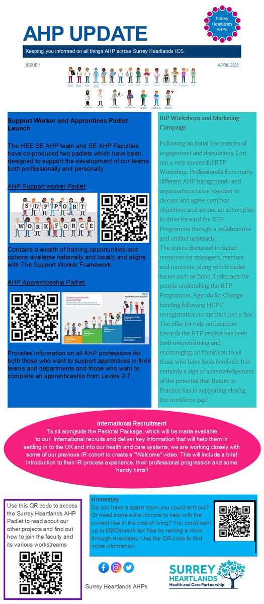 Surrey Heartlands AHPs (@surreyahps) on Twitter photo Take a look at the first edition of Surrey Heartlands AHP Faculty's newsletter
<a href="/SurreyHeartland/">Surrey Heartlands Health and Care Partnership</a> Take a look at the first edition of Surrey Heartlands AHP Faculty's newsletter
<a href="/SurreyHeartland/">Surrey Heartlands Health and Care Partnership</a>