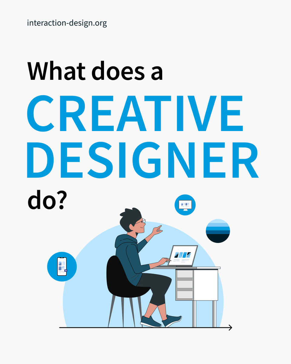ixdf_org's tweet photo. Creative designers use their skills & expertise to create visual concepts that communicate ideas & messages.💡
Whether it's a logo, website, packaging or any other design project, #creativedesigners deliver a range of design assets to their clients to make their brand stand out. https://t.co/JegbcSZsUW