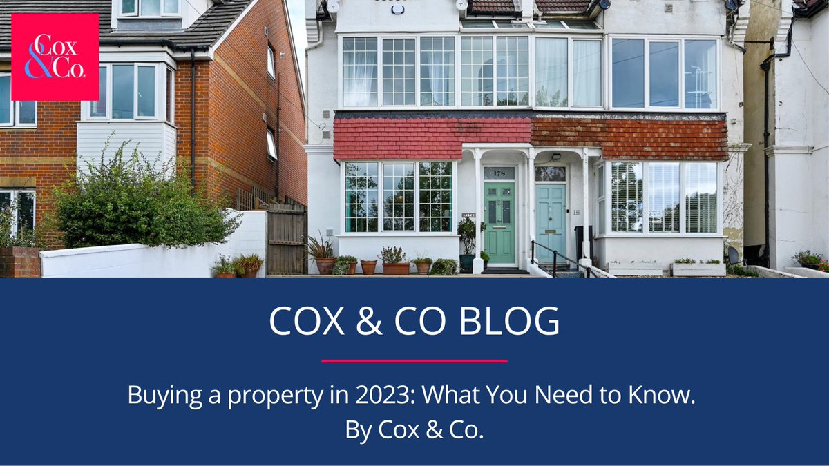 Check out blog all about buying a property in 2023. Whether you're a first-time buyer or looking to upgrade your current living situation, our blog is packed with tips and advice 
Check it out click the link here buff.ly/3Mg4Wje 
#coxandco  #propertyblog #estateagentshove