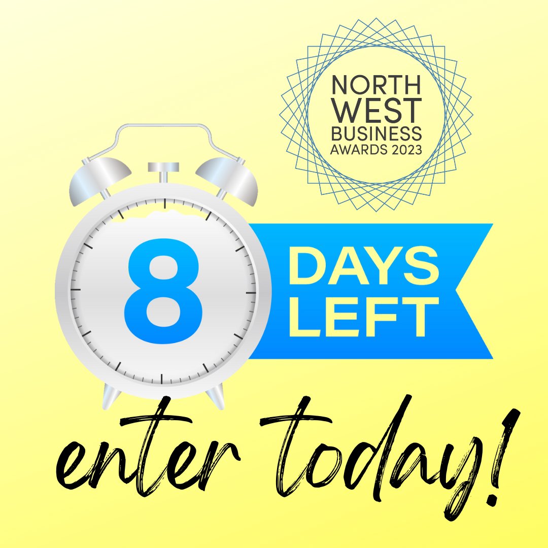 Entries for this year's North West Business Awards are coming in thick and fast! Make sure you don't miss out on your opportunity to benchmark your business against the very best in your industry. 

Check out the category criteria and enter TODAY! - nwbizawards.co.uk/enter-awards-h…