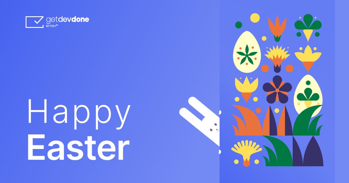 GetDevDone's tweet image. Wishing you a very Happy Easter! Thank you for choosing us to be a part of your journey.