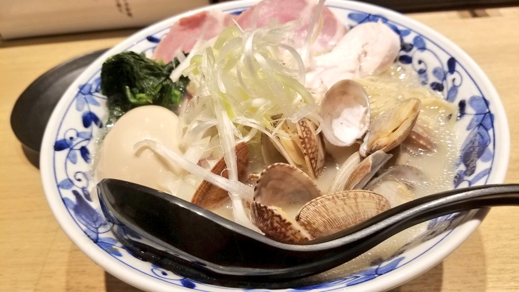 浅草の貝出汁らーめん食べてエネルギー充填した。 