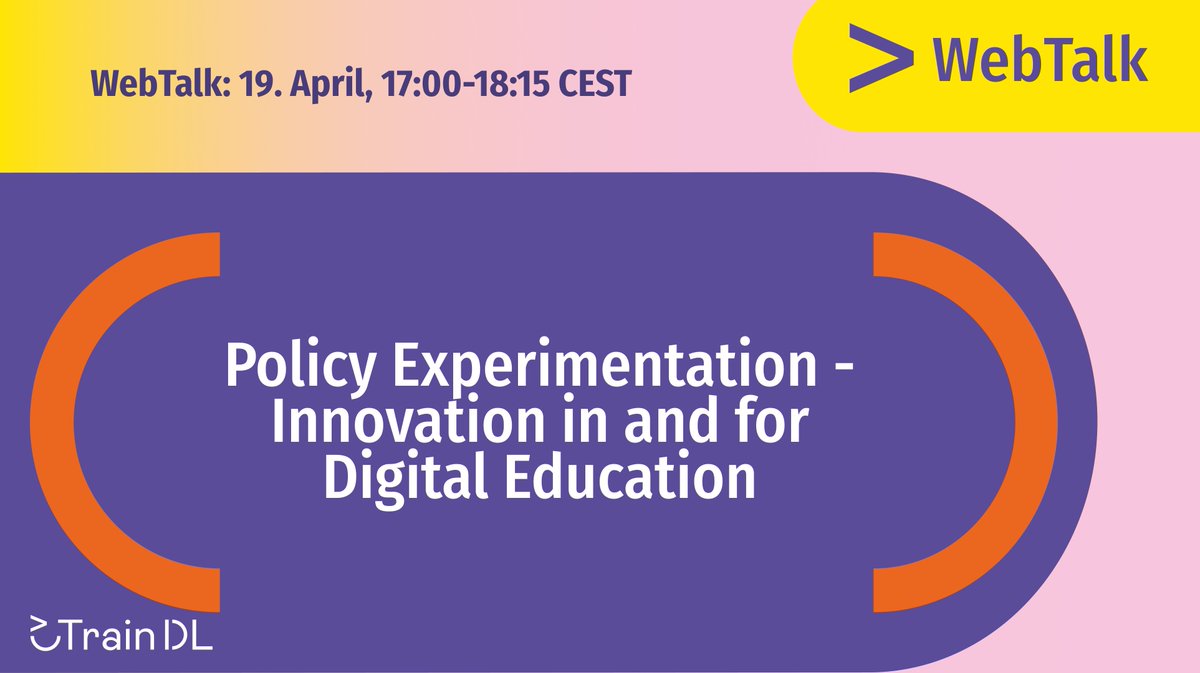 OCG_aktuell's tweet photo. Digitalisierung ist für den Bildungssektor eine besondere Herausforderung. Im nächsten #TrainDL WebTalk https://t.co/Dl6iZgi2Ta werden wir der Frage nachgehen, ob #policy experimentation ein nützlicher Zugang für eine bessere, faktenbasierte Bildungspolitik sein kann #education https://t.co/MTcGnEnRt2