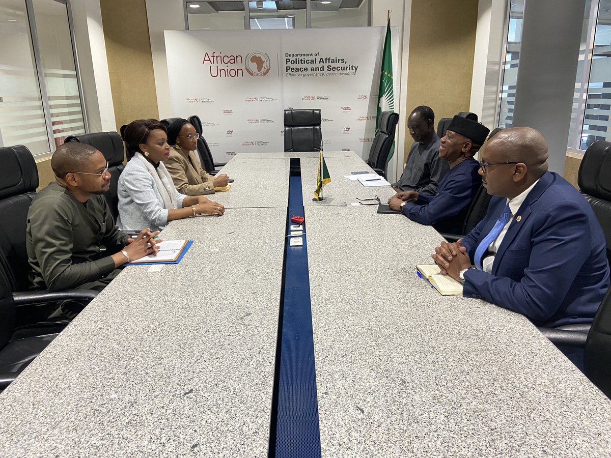 Amb. Bankole Adeoye (@bankole_adeoye) on Twitter photo Pleased to receive H.E. Mrs Nefertiti Mushiya Tshibanda (<a href="/nefertiti_tshi/">Nefertiti Tshibanda</a>), Permanent Representative of <a href="/OIFrancophonie/">La Francophonie</a> to the AU and ECA. We exchanged views on how the OIF can deepen support for ongoing AU peacebuilding initiatives Pleased to receive H.E. Mrs Nefertiti Mushiya Tshibanda (<a href="/nefertiti_tshi/">Nefertiti Tshibanda</a>), Permanent Representative of <a href="/OIFrancophonie/">La Francophonie</a> to the AU and ECA. We exchanged views on how the OIF can deepen support for ongoing AU peacebuilding initiatives