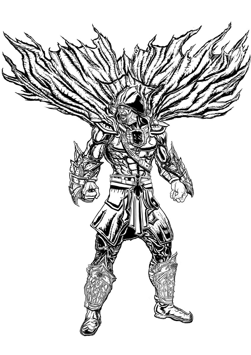 ArtproStudio's tweet photo. Which one do you like best? 1-2 is better? ASC wants to know! The Galtorian "inked" (youthful version) fully armored. #StayTuned #trending2023 #comics #comicsage #characterart #characterdesign #indiedev #indiecomics #indieauthors #Horror #ink #hero #TrendingNow #IronAge #MUSTSEE https://t.co/CeqTKDzi0e