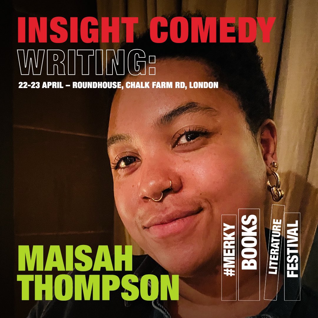 Excited to announce we will be hosting a comedy writing panel at this year’s #MerkyBooksLitFest April 22nd-23rd at @RoundHouseLDN chaired by Zai Rambles.

Tickets are FREE, get yours now!!

Day 1: fal.cn/3xbIJ

Day 2: fal.cn/3xbIK 

<a href="/MerkyBooks/">#Merky Books</a> <a href="/NetflixUK/">Netflix UK & Ireland</a>