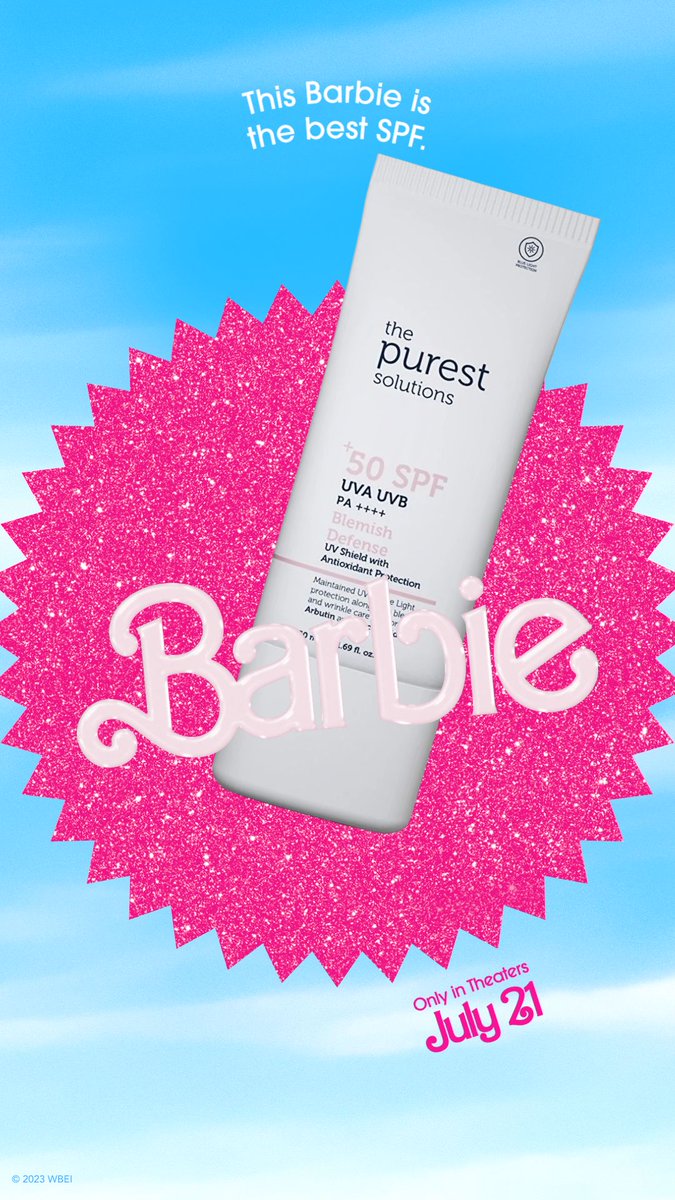 This Barbie is the best SPF. 💖✨ #skincare #barbie