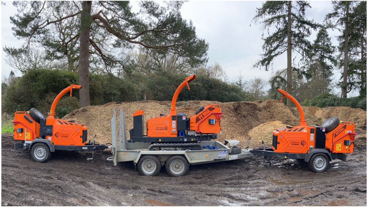 We would like to send a big thank you Winchester Garden Machinery for supplying us with 3 new petrol operated wood chippers. These machines will help us reduce our carbon foot print as a business and keep us on target to meet our emissions standards