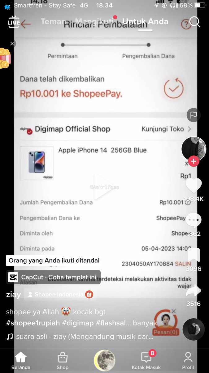 Askrlfess's tweet photo. Jadi bener ya yg pada bilang akal akalan shp aja ? [Askrl] https://t.co/1vE7SY6zJZ