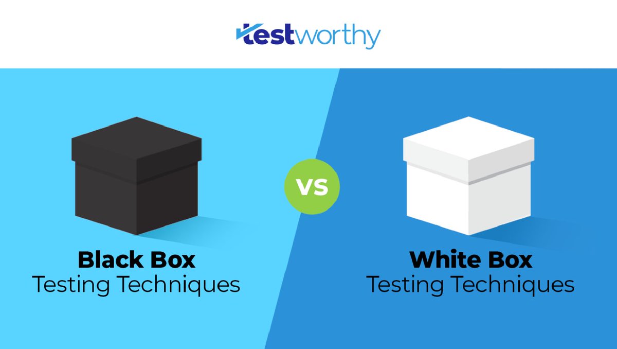 mytestworthy's tweet photo. White box testing and black box testing are important techniques in software testing. Learn more about where and when to use these https://t.co/cFbYFjgCuR

#softwaretesting #whiteboxtesting #blackboxtesting #testworthy #testmanagement https://t.co/HD2PSJzTij