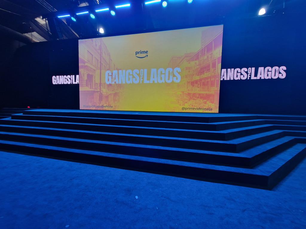 Attending the #GangsofLagosOnPrime in Lagos Nigeria.   Press conference about to begin and looking forward to the premier later tonight where we champion the talents and story of our African storytellers