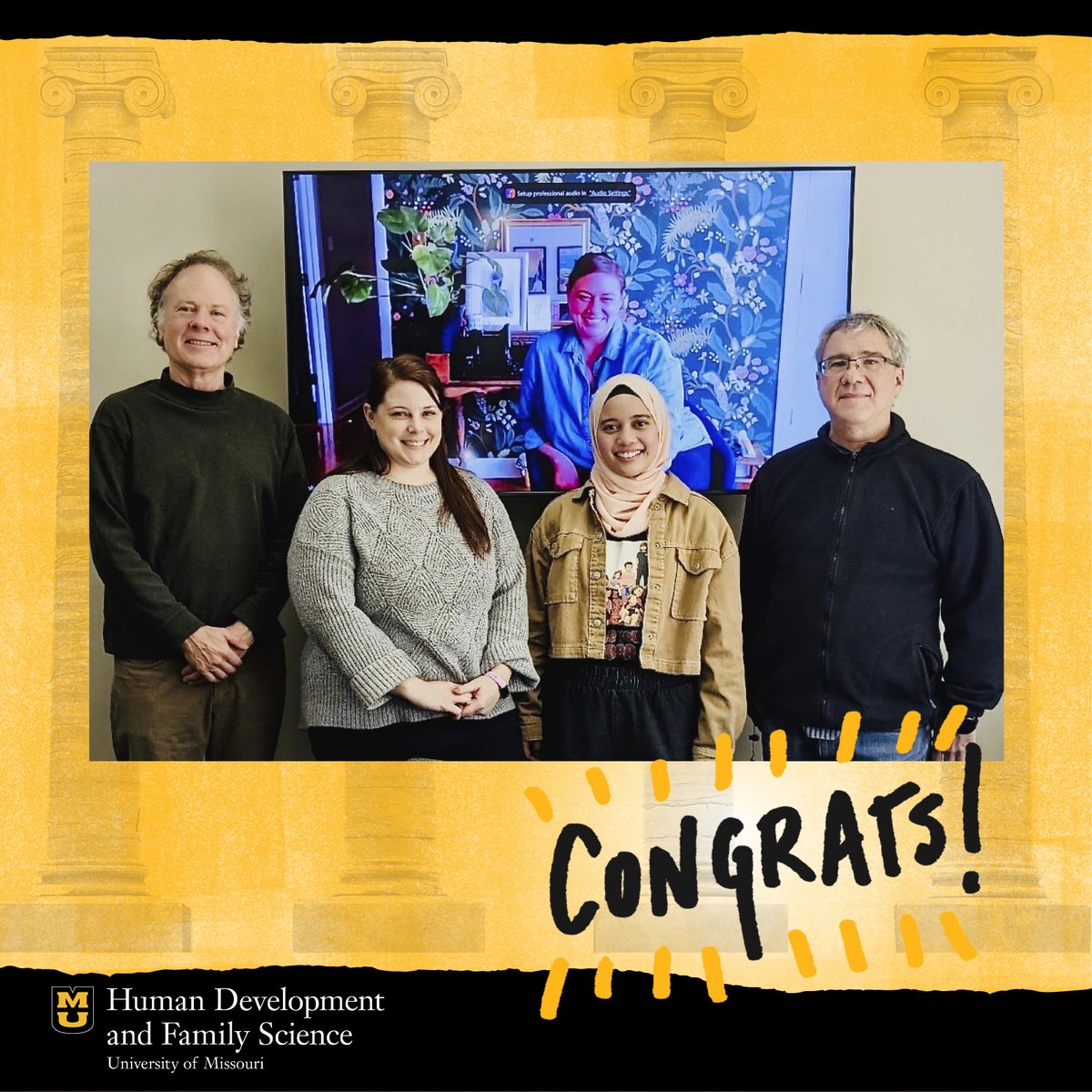 Join us in congratulating DR. FATIN ASNAN on her successful defense this March 2023. 
Her dissertation is titled, "The association of acculturative stressors &amp; career identity: A family-centered approach to understand the moderating role of parent-youth acculturative patterns.”