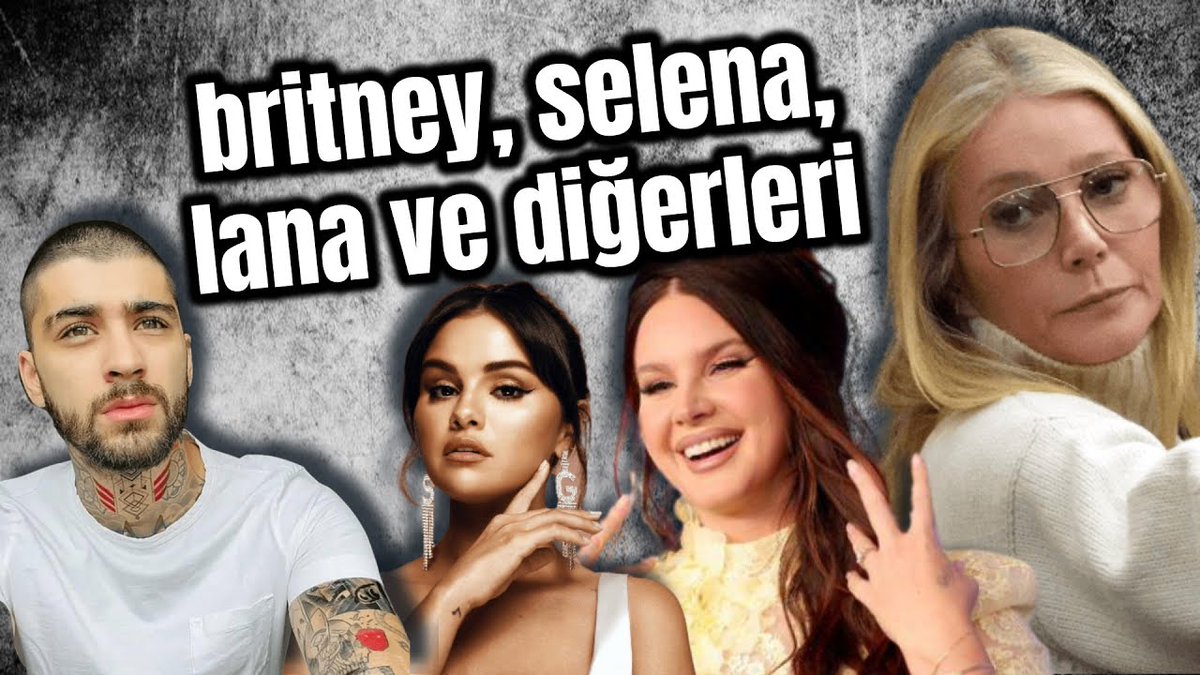Bu hafta #BritneySpears'ın yüzüğünü takmaması, #GwynethPaltrow'un garip davası, #SelenaGomez ve Zayn ve tabii #LanaDelRey var. Gelin bakalım neler olmuş.
👉youtu.be/gHixxcY5BP8