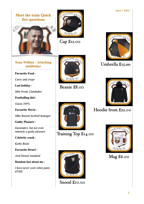 #talkofthetown
A special edition of Talk of the Town.
 Connah's Quay Town FC launch a range of merchandise. With support by Tadmark, visit their website tadmark.co.uk and click on club shops and you will find it all available there.
#aintnostoppingthetown #keeptalking