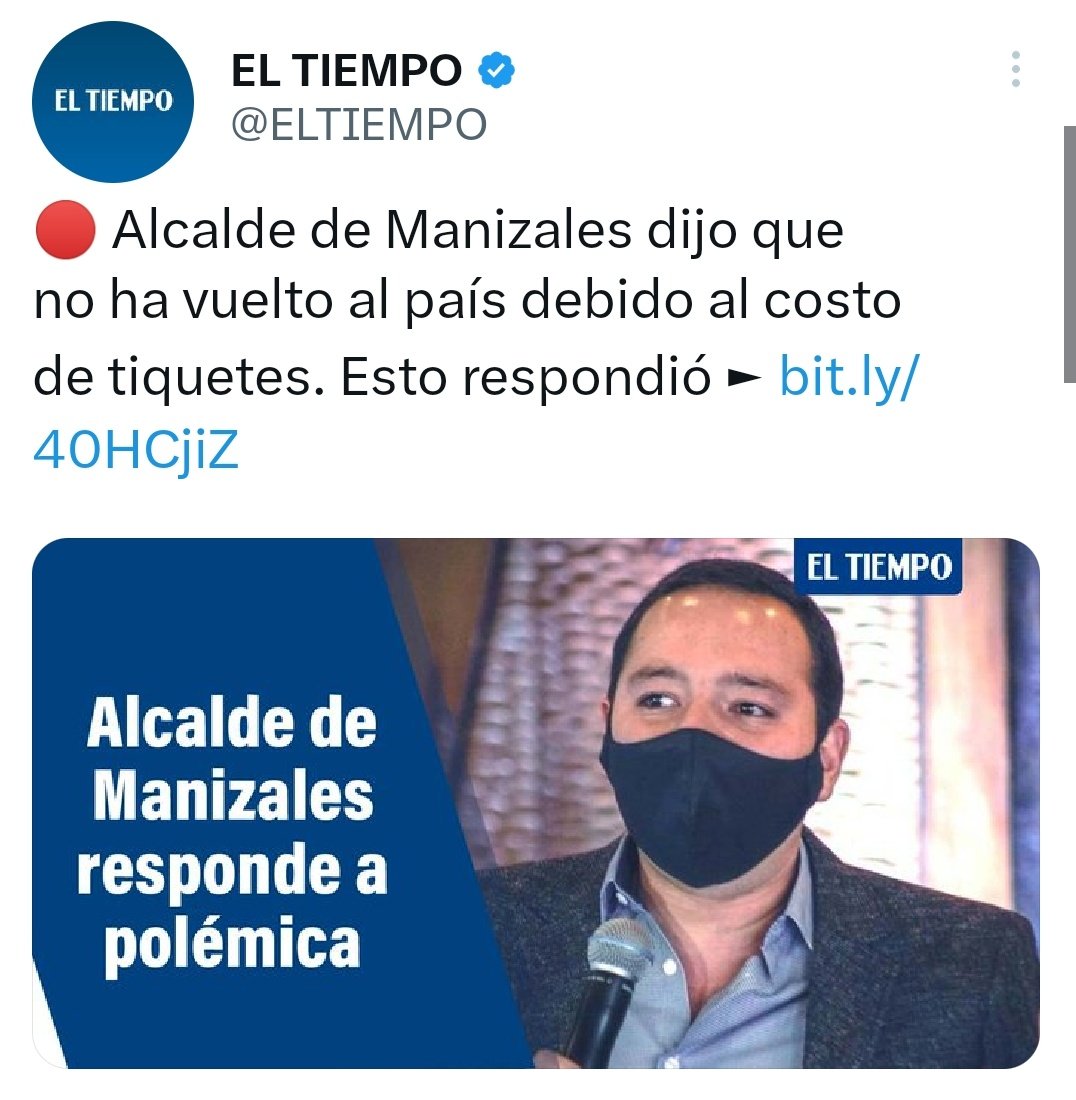 El alcalde de Manizales, mientras el Nevado del Ruiz está en alerta naranja. 🤡 🤡 🤡