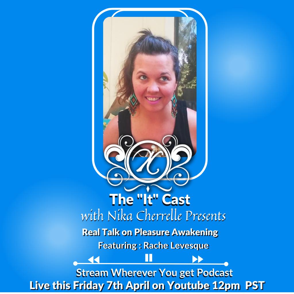 NikaCherrelles's tweet photo. Join us today at 12 pm PST/3 pm EST live for real talk with Rachel Levesque, a Somatica™ Certified Sex and Relationship Coach. We will get into how we can get to the pleasure we deserve.. somatically! 
Join us LIVE on youtube : https://t.co/1Czpdn90J3
#somaticsexuality #pleasure https://t.co/FWY6TGaBP6