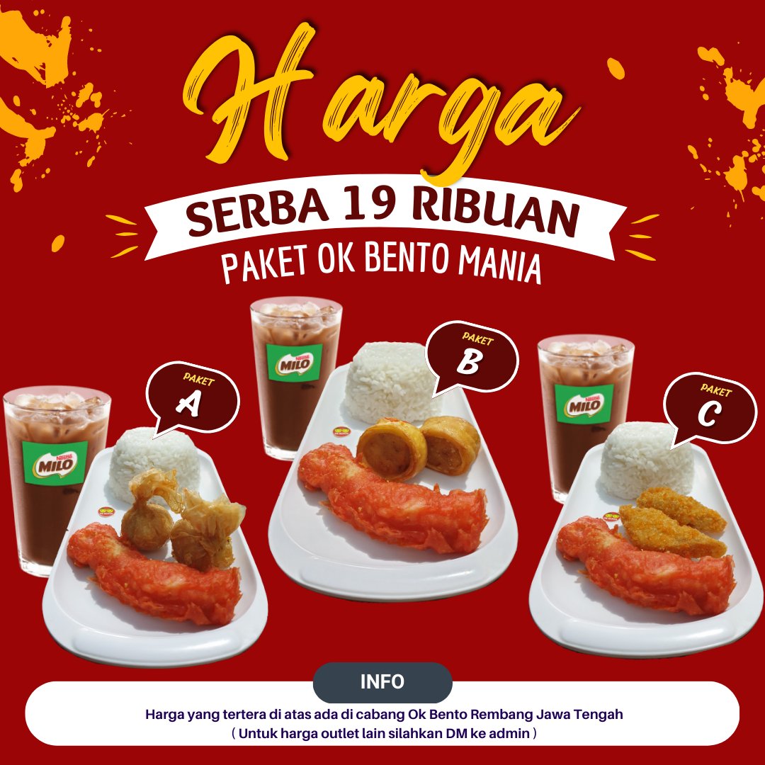 Ok Bento® (@okbento_id) / Posts / X