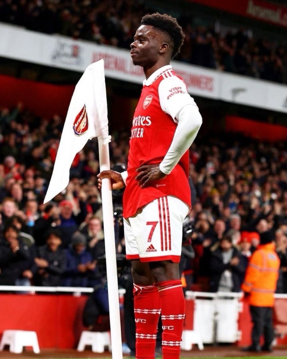 mistaremi's tweet image. ATP, Bukayo Saka is a better left leg winger than Arjen Robben.