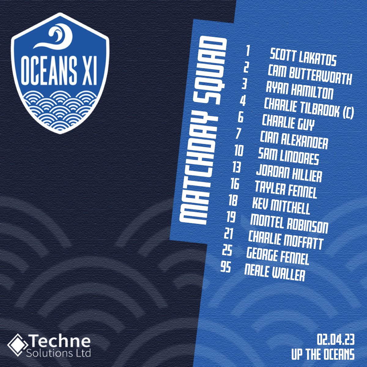 Squad for last weeks game Vs Hatfield Seniors⚽️ 
#uptheoceans #hertsadsundayleague