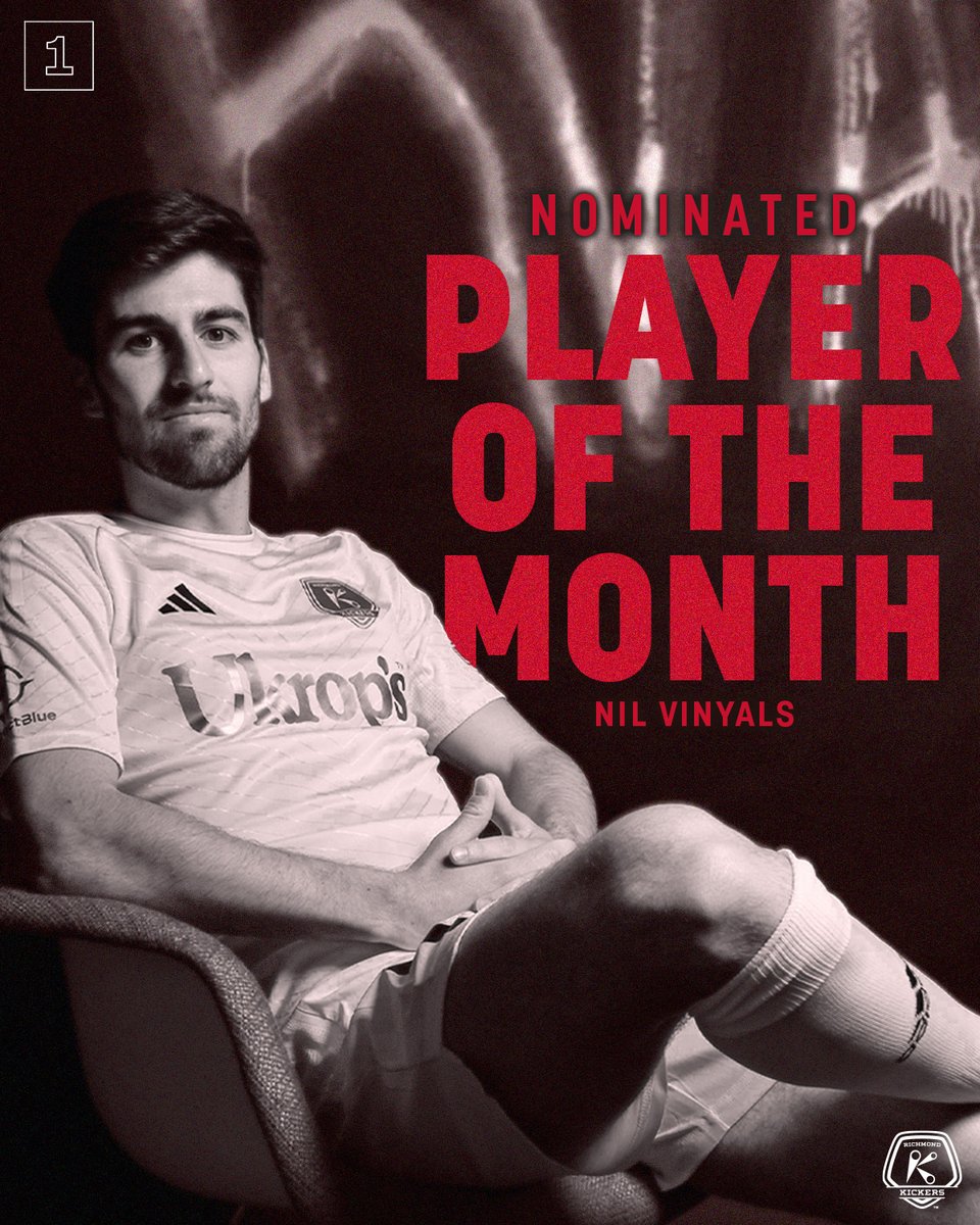 Congratulations to Nil Vinyals who is nominated for <a href="/USLLeagueOne/">USL League One</a> March Player of the Month!

Fan voting for March POTM runs through Tuesday, April 8 at 8:30 pm. So go show some love to Nil and VOTE: bit.ly/3MmsSBi

#UpTheRoos🦘