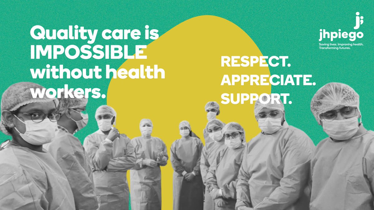 Quality care is IMPOSSIBLE without health workers. Retweet if you agree!
#healthworkers are the backbone of #healthsystems and our resilience in the face of adversity. #ProtectInvestTogether for a healthier world this #WHWWeek .