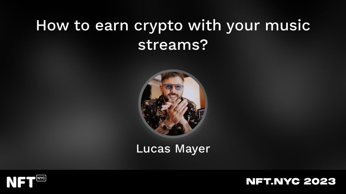 Next week at the <a href="/NFT_NYC/">NFT.NYC</a> // Find me there!

#Crypto #NFTNYC2023 <a href="/Phonogram_me/">Phonogram.me</a>