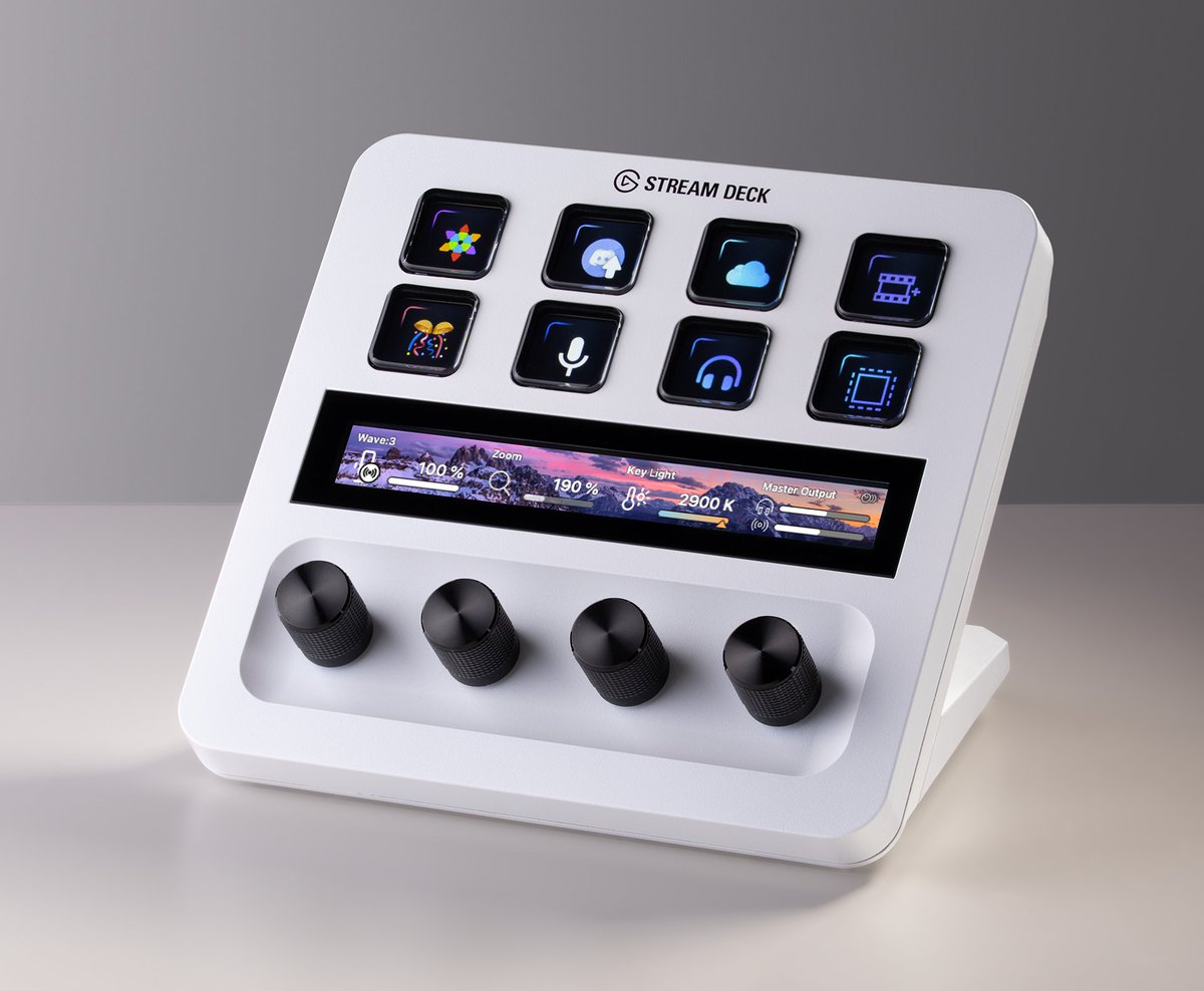 Stream Deck + White ist ab sofort verfügbar!

Das wars. Das ist der Tweet. 

🏃‍♂️ e.lga.to/StreamDeckPlus