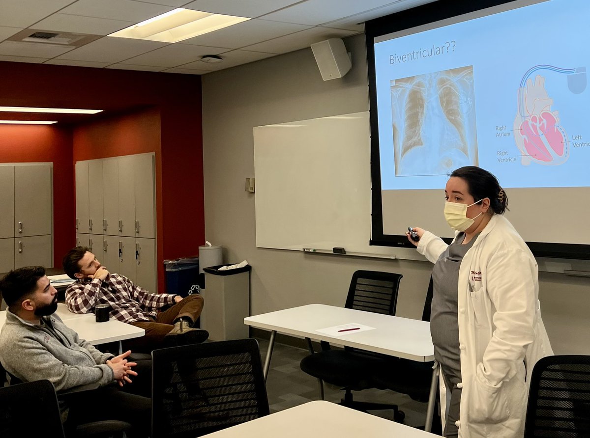 LAC+USC Cardiovascular Medicine Fellowship (@usc_cardiology) on Twitter photo Our stellar third year cardiology fellow <a href="/MariaLatzMD/">Maria Latz MD</a> teaching the next generation at the Keck School of Medicine how to approach cardiac devices in clinical practice! Our faculty and fellows are actively involved in teaching at the medical school - and we love #MedEd Our stellar third year cardiology fellow <a href="/MariaLatzMD/">Maria Latz MD</a> teaching the next generation at the Keck School of Medicine how to approach cardiac devices in clinical practice! Our faculty and fellows are actively involved in teaching at the medical school - and we love #MedEd