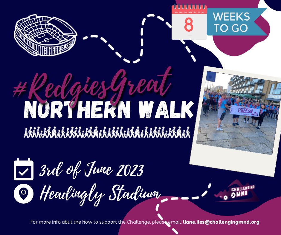 📢 The fantastic Steve ‘Redgie’ Redgwell is at it again and has lined up another super Fundraiser! 👏🏼 

Check out his JustGiving page 👉🏼👉🏼 justgiving.com/page/steven-re…