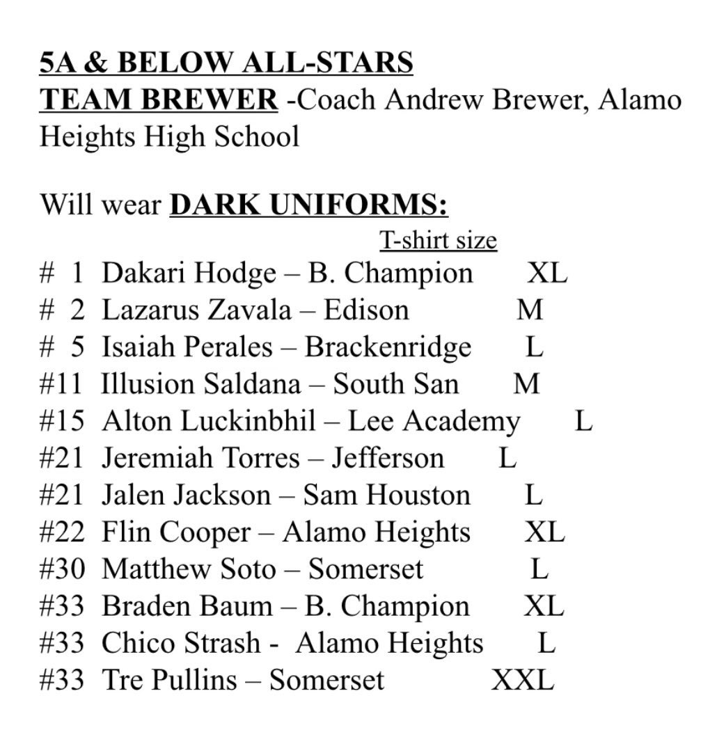 IPS2 (@isaldana2023) on Twitter photo ALL-STAR GAME Sunday April 23rd OLLU 4:00 pm @SouthSanHoops <a href="/SsaisdAthletics/">SouthSanISDAthletics</a> <a href="/SSAISDssahs/">South San HS</a> <a href="/SATXrecruiting/">NSR Texas (South, Central, East Texas)</a> <a href="/SAHiddenTalent/">HiddenTalentBasketball</a> <a href="/SASouthSports/">Mike Considine</a> @RCAudioSports1 ALL-STAR GAME Sunday April 23rd OLLU 4:00 pm @SouthSanHoops <a href="/SsaisdAthletics/">SouthSanISDAthletics</a> <a href="/SSAISDssahs/">South San HS</a> <a href="/SATXrecruiting/">NSR Texas (South, Central, East Texas)</a> <a href="/SAHiddenTalent/">HiddenTalentBasketball</a> <a href="/SASouthSports/">Mike Considine</a> @RCAudioSports1