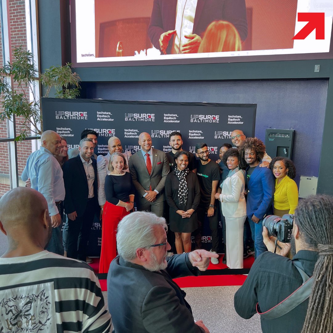 upsurgebmore's tweet photo. A thank you to Baltimore and the wider #Equitech ecosystem! ↗️🔥
--
We are building the world's first Equitech city and we are so happy to have all of you a part of this journey! #pickupyourtools ⚒️↗️🏙️
-
#ThisIsEquitech @Techstars @TS_Equitech @GovWesMoore https://t.co/BxsDmvwUHn