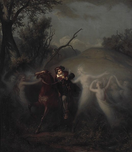 Tatiana19796's tweet photo. Frederik Ludvig Storch, 'A Nobleman is Lured by Elven Girls' https://t.co/7XyK5LHALh