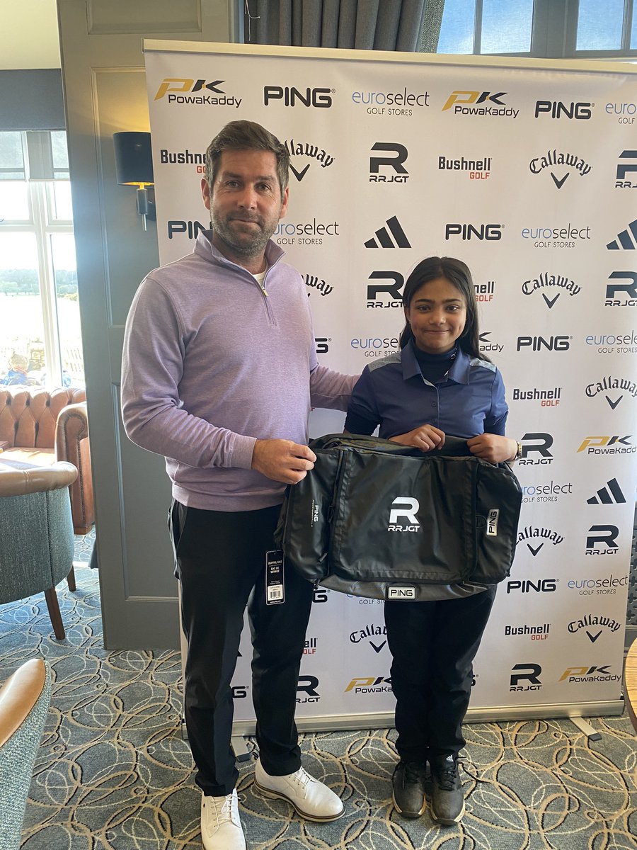 9 hole boys gross winner Albert Lees, 9 hole boys net winner Anay Patel, 9 hole girls gross winner Eesha Patel
<a href="/EuroselectGolf/">EuroSelect Golf Stores</a> <a href="/PINGTourEurope/">PING Golf Europe</a> <a href="/adidasUK/">adidas UK</a> <a href="/PowaKaddy/">PowaKaddy</a> <a href="/CallawayGolfEU/">Callaway Golf Europe</a>