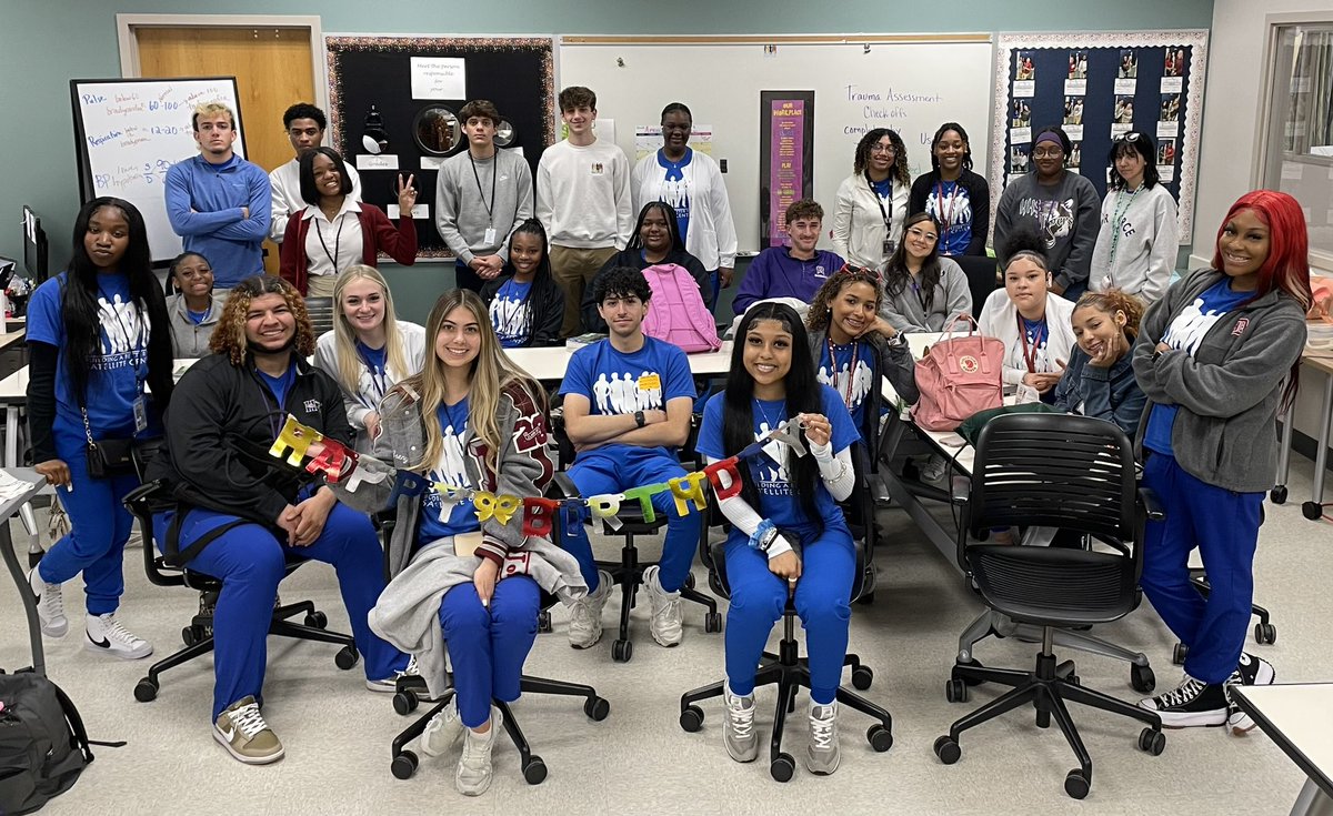 Happy birthday to our Emergency Medical Responder Team Member Breny 🎂🎉 🥳Wishing you a day full of laughter &amp; happiness ☀️&amp; a year that brings you much success! #EVERYSTUDENTEVERYMOMENT <a href="/satellitecenter/">Satellite Center</a> <a href="/SCPPS/">SCPPS</a> <a href="/HCESatCenter/">HBS-PLTW: Human Body Systems</a> <a href="/DHSWildcats/">Destrehan High</a>