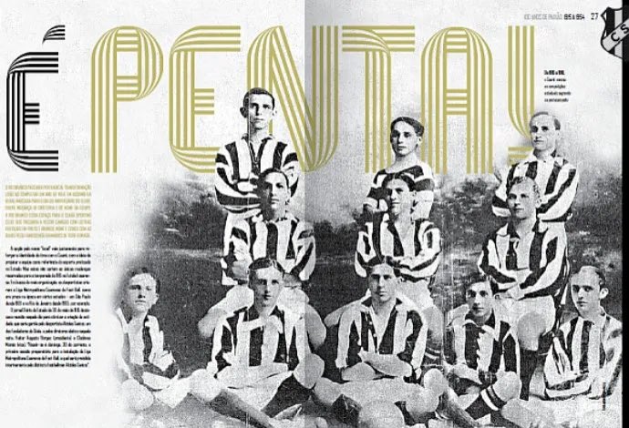 FCCRATEUS's tweet photo. Imagina negar a própria história, ir contra a fundação do próprio time, só pra sustentar uma narrativa que o rival não é penta. 
Além de soberbos, são negacionistas. https://t.co/oCRfSYDj1f