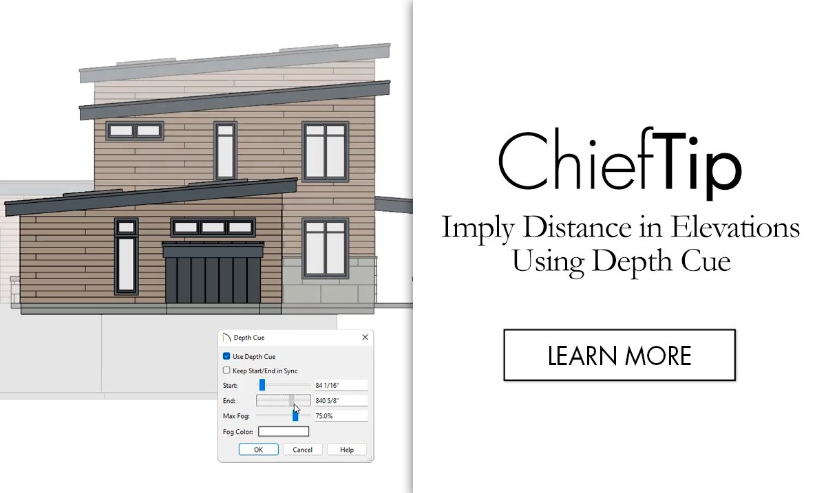 ChiefSoftware's tweet photo. New to X15, the Depth Cue tool will add fog to an elevation in order to imply distance. Here’s a quick overview of this exciting new feature:
https://t.co/SmJOUMJCjT
#depthcue #perspective #atmosphericperspective #chiefarchitect #whatsnewinx15 https://t.co/kdpEmuabuJ