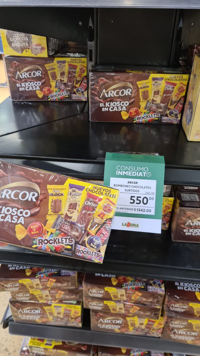 PreciosRosario2's tweet photo. #ChocolateEnRosario 🍫
👉 Ahora en @super_lareina (Bv. Oroño)
💰 $515 Tres Sueños #Cadbury
💰 $550 caja de bombones #Arcor
💰 $629 Galletitas #Oreo bañadas
💰 $1250 Conejo #Rocklets
#FotoTestigo 📸 https://t.co/ACc41lNfRH