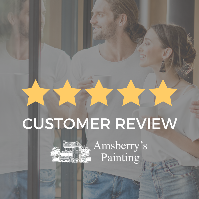 amsberryspaint's tweet photo. Thank you for the 5-star #googlereview, Patrick Garrity! 🎉

"Amsberry's Painting has been doing my work for years. I would not recommend anyone else. Jeff Amsberry has a great team!" https://t.co/G3JbYPYWm1