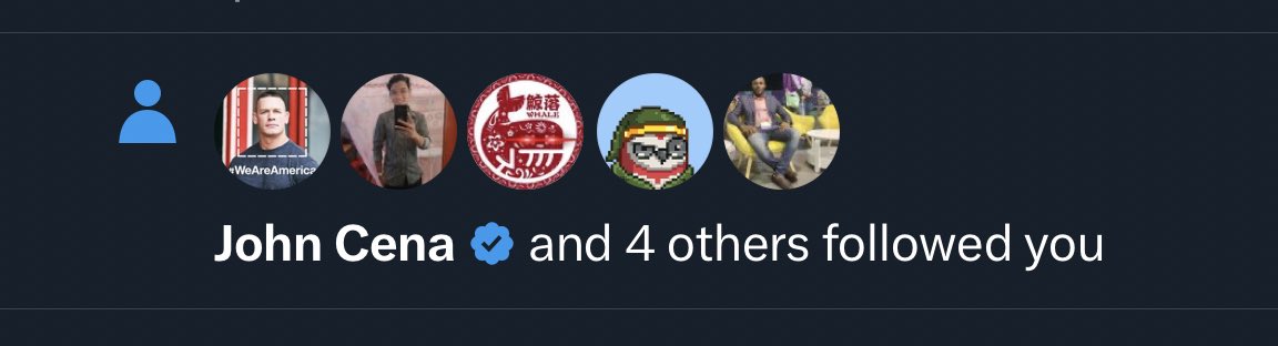 Goge_DAO's tweet photo. LETS GOGE!! @JohnCena has joined the party! 

Thanks for the follow legendary John Cena 💪#Goge #GogeDAO #LetsGOGE https://t.co/FaCITt5uJd