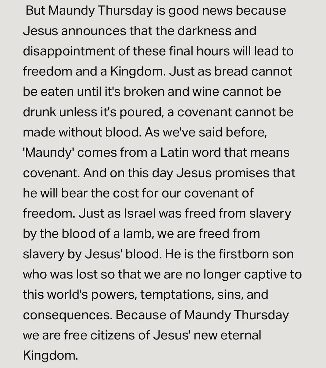 ChristianARMYS_'s tweet photo. Maundy (Covenant) Thursday Devotional 🙏❤️
#EasterExplained #Day5 https://t.co/AkCq5KwL32
