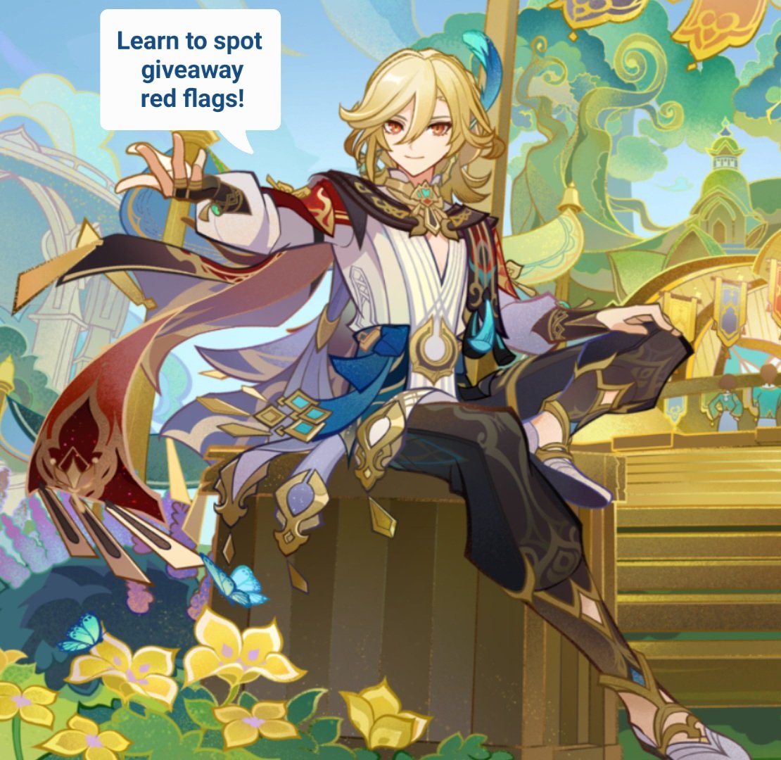 ✏️ welkin giveaway ✏️

— 1 winner
— like + rt + follow me and <a href="/__kamisatoayato/">cheska 🌷🧋</a> 
— comment: i will learn to spot giveaway red flags

ends in 2 days. winner via rt picker. prize via codashop.

#genshintwt