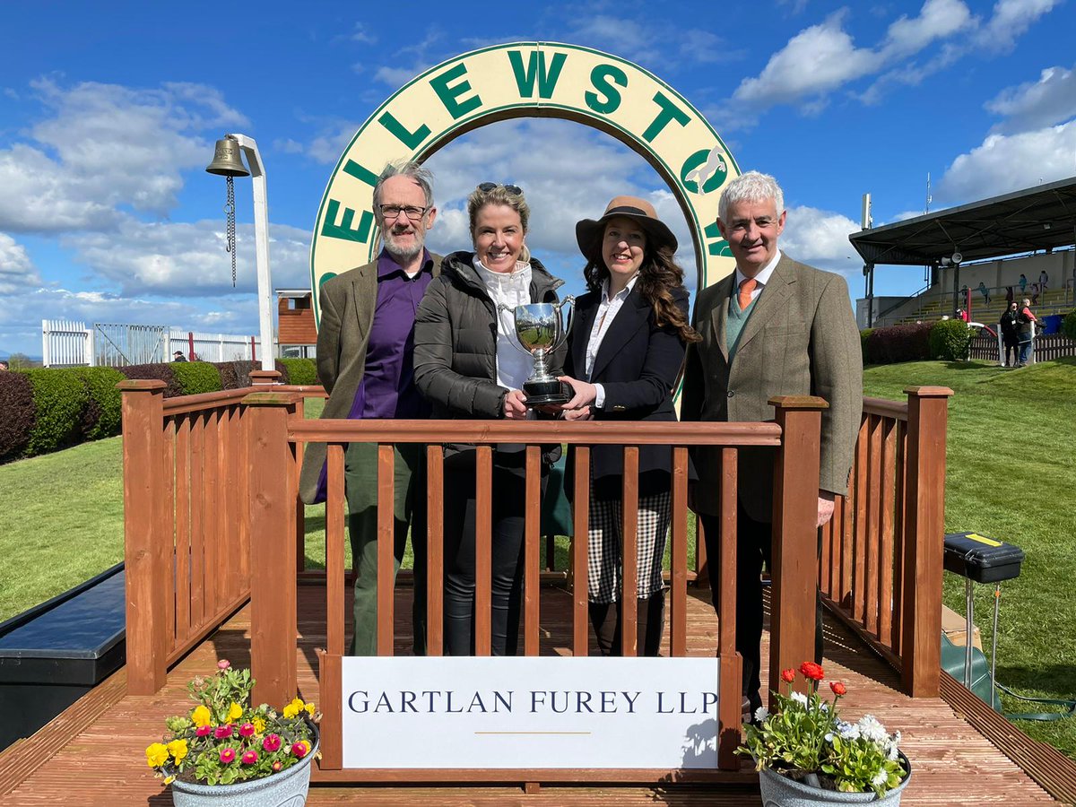 BritEmbDublin's tweet photo. Today, Deputy Ambassador @elinmburns attended His Majestyโs Cup Race @BellewstownRace Course. This race was reinstated for the first time in over 40 years. A special thank you to Gartlan Furey LLP who sponsored the race ๐ #BEOccasion https://t.co/0mqPbYt1e6