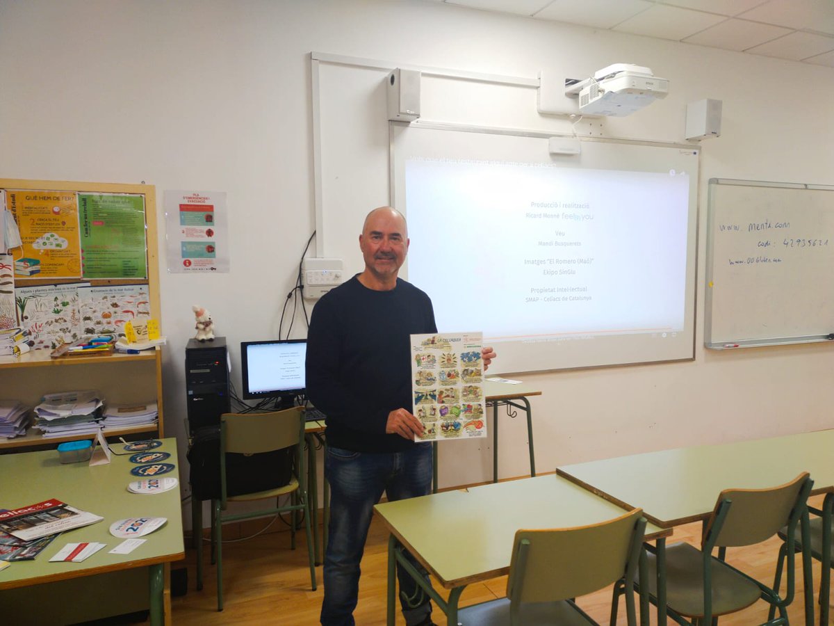 📸 Xerrada "La celiaquia en primera persona" a Maó, a càrrec de Kico Borràs, celíac i delegat de Celíacs Menorca.

Col·laboració: <a href="/ConsellMenorca/">Consell de Menorca</a>,  Escola Adults de Maó i l'Associació d'Educacio d'Adults de Menorca.