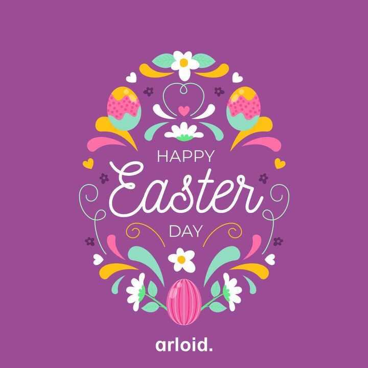 ArloidAI's tweet photo. The grand celebration of Easter arrives this Sunday 🎉🐣🥚

 From all of us at Arloid, we'd like to extend our most heartfelt wishes to you and your family for a spectacular Easter holiday.

We wish you a Happy Easter filled with love and happiness! https://t.co/AkkelrvGie