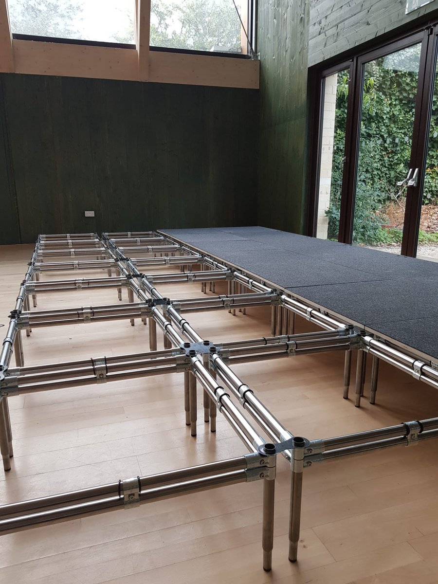 Getting the stage set up for tomorrow’s live broadcast of BBC Radio 4’s Any Questions? At Sands End Arts &amp; Community Centre. <a href="/EmilyThornberry/">Emily Thornberry</a> <a href="/InayaFolarin/">Inaya Folarin Iman</a> <a href="/munirawilson/">Munira Wilson 🇺🇦</a> #lauratrottmp &amp; hosted by <a href="/BBCBenWright/">Ben Wright</a>. #seaccfulham #communitycentre #artscentre #fulham <a href="/BBCPolitics/">BBC Politics</a>